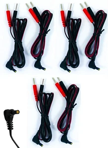 TENS/EMS Zuleitung Adern mit Buchse auf PIN Anschluss - 3 Paar - Bild 1 von 7