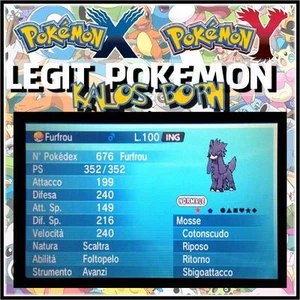 6 GEN Legit Pokemon • TANK SHINY Furfrou @LEFTOVERS 6IV KALOS X Y ORAS S&M ULTRA - Foto 1 di 1