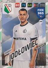 2018 Panini Adrenalyn XL FIFA 365 CARDS 290 - Tomasz Jodlowiec - Legia Warszawa