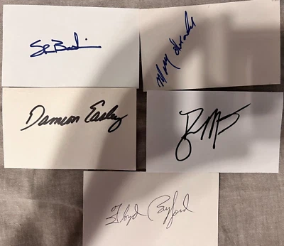 Cal Ripken 2131 Consecutive Game Index Card Lot Minor Boskie +++ Deceased RARE - Image 1 of 4