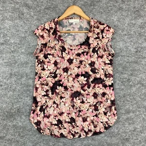 Sportscraft Top Womens 6 Multicoloured Floral Sleeveless Round Neck Blouse 7432 - Picture 1 of 10