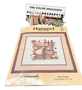 JCA Hummmel Wee Three Counted Cross Stitch Kit Leaflet 84043 SEE DISCRIPTION Vtg - Picture 1 of 12