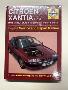 CITROEN XANTIA Haynes Service and Repair Manual 1993 TO 2001 PETROL/DIESEL 4-CYL - Picture 1 of 1
