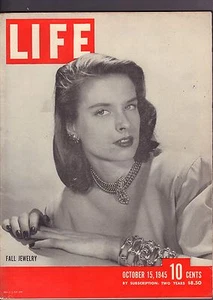 Life October 15 1945 Fall Jewelry Vg 092916DBE2 - Imagen 1 de 1