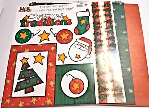 Cock-A-Doodle CHRISTMAS TRADITIONS PAGE PACKET scrapbooking FRAMES DIECUTS PAPER - Picture 1 of 1