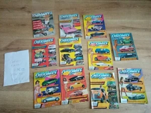 1991/1992 Chromes & et Flammes Lot 11 Magazines-Revue Auto tuning Vintage Custom - Imagen 1 de 1