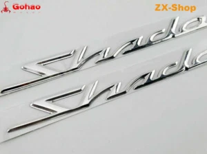 Calcomanía adhesiva plateada del emblema del tanque de combustible de gasolina para Shadow Spirit Sabre Aero ACE VT750 - Imagen 1 de 5