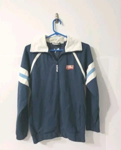 Vintage Puma Tracksuit Jacket Blue - Large L - Stained - Picture 1 of 7