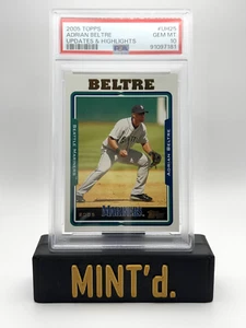 Adrian Beltre Updates & Highlight 2005 Topps #UH25 PSA 10 GEM MT - Picture 1 of 2