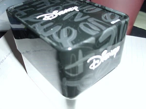 Schmuck Uhrenbox Disney schwarz und silber nur leer Blechdose - Bild 1 von 2