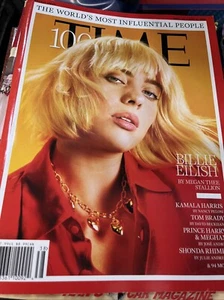 Time magazine Sept.27 /Oct.4 ,2021 World’s Most Influential People Billie Eilish - Picture 1 of 3