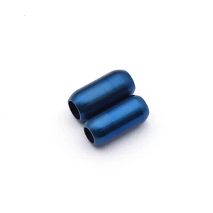 Stainless Steel Magnetic Clasps Leather Weave Cord End Bracelet Jewelry Making C - Picture 1 of 17