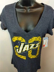 New Gordon Hayward #20 Utah Jazz Womens Sizes S-M-L Adidas Soft Shirt $35 - Picture 1 of 7