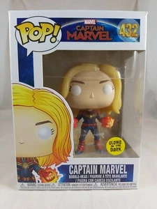 Marvel Funko Pop - Captain Marvel GITD (Glow) - Captain Marvel - No. 432 - Picture 1 of 8