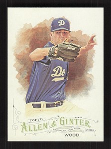 2016 Topps Allen & Ginter   Alex Wood #181 Los Angeles Dodgers