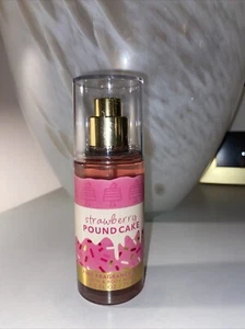 Bath & Body Works Strawberry Pound Cake Fine Fragrance Mist Body Spray 2.5 oz - Picture 1 of 5