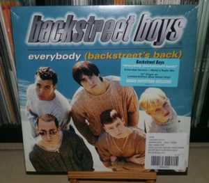 BACKSTREET BOYS EVERYBODY BACKSTREET'S BACK BLUE URBAN OUTFITTERS 12" SINGLE - Picture 1 of 7