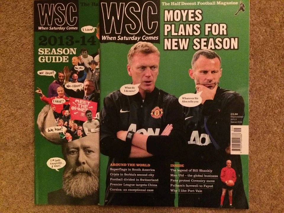 When Saturday Comes #319 SEPTEMBER 2013 Shankly Corsica Fulham, Port Vale Unread - Image 1 of 1