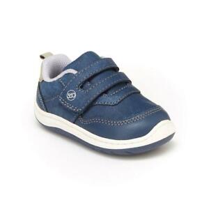 Stride Rite Keaton Navy Athletic and Training Shoes Sneakers 3 MO BHFO 8375