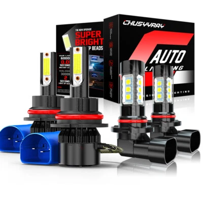 Combo 4X Faros LED + Kit Faros Antiniebla 6000K para Nissan Murano 2003-2008 Foto 1 de 4