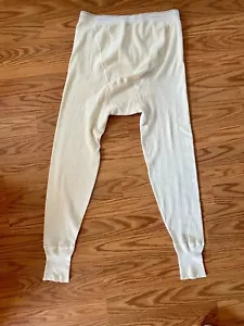 Vtg 1940's Jockey Coopers Thermal Long Johns Underwear Cotton/Wool USA Sz 38 - Picture 1 of 3