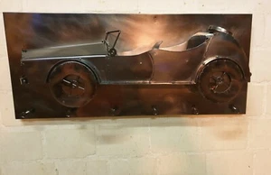 Angebot!! Haku Garderobe, Wandhaken, Auto, schwarz vernickelt, 3D,  Großes Bild  - Bild 1 von 7