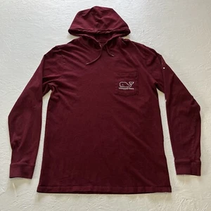Vineyard Vines Hoodie T-Shirt Herren S rot Spellout Freizeit Wal Logo Preppy - Bild 1 von 9