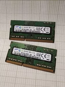 Lenovo Pair Of 4GB RAM Samsung Chip 1Rx8 PC3L SODIMM T430 DDR3 Thinkpad OEM - Picture 1 of 6