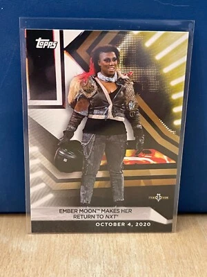 2021 Topps WWE Women's Division #79 Ember Moon wrestling card - Image 1 of 2