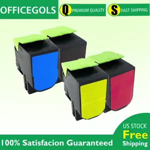 80C1SK0 80C10K0 801SK CX410 CX510 Toner Cartridge for Lexmark cx310dn cx410de - Picture 1 of 6