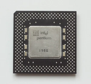 Socket 7 Processor CPU - Intel Pentium 166 - 166MHz - SY037 - TESTED - Picture 1 of 2