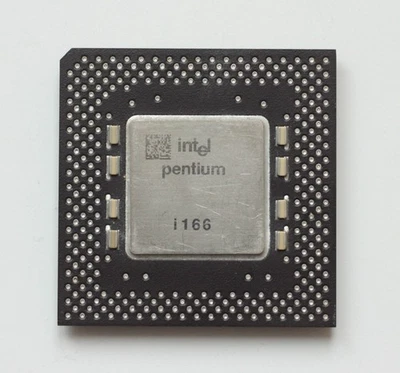 Socket 7 Processor CPU - Intel Pentium 166 - 166MHz - SY037 - TESTED - Image 1 of 2
