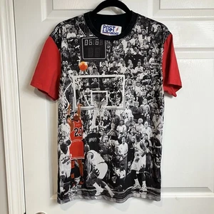 T-shirt Michael Jordan Chicago Bulls The Last Shot stampa all over vintage taglia S  - Foto 1 di 17