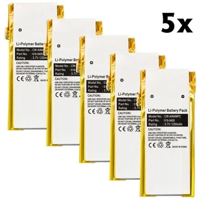 5-Pack Battery for Apple iPod Nano 4th Gen 616-0405 616-0407 A1285 MB903LL/A NEW - Picture 1 of 4