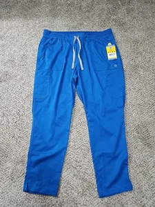 NWT WonderWink Wonder Wink Scrub Pants BLUE Size XL Petite Women's  - Picture 1 of 7