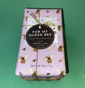 CASTELBEL "FÜR MEINE BIENENKÖNIGIN" SEIFENSTÜCKE/2ER-SET/jeweils; 7 Unzen - Bild 1 von 4