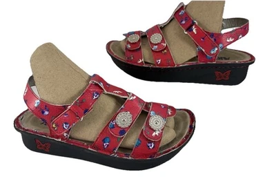 Sandalias Alegria Kleo Red Buds Gladiador Mujer Talla US 5 Euro 35 KLE-150 Foto 1 de 4