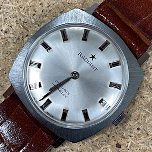 NOS New Radiant P 7010 Hand Manual 32,5 mm P 7010 Watch Vintage Reloj - Imagen 1 de 10