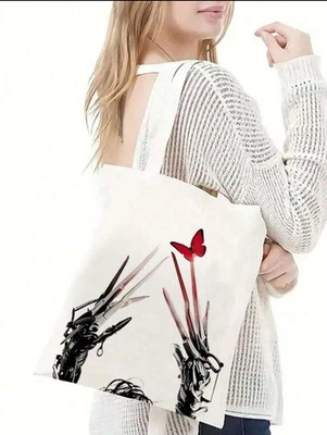 Tim Burton EDWARD руки-ножницы холст сумка с короткими ручками сумочки JOHNNY DEPP бабочка - Изображение 1 из 4