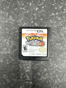 Pokémon White Version 2 Nintendo DS Authentic Transparent Cart - Picture 1 of 2
