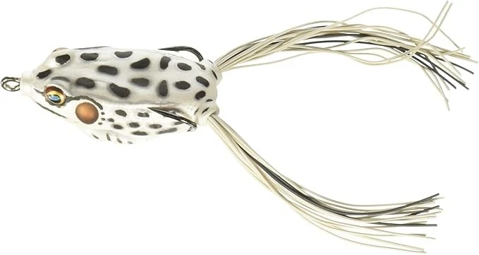 LiveTarget Frog Hollow Body Topwater Lure, 2 5/8", 2/0, White - Image 1 of 1