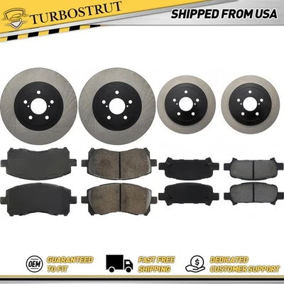 Kit de pastillas de freno delanteras y traseras OE para Subaru Impreza 2002 2,0 L Foto 1 de 2