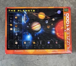 Euro Graphics The Planets 1000 Piece Puzzle Made in USA 19.25"x26.5" Used Opened - Picture 1 of 4