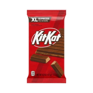 Kit Kat Milk Chocolate Wafer XL Candy, Bar 10 Pieces Christmas Special Gift - Picture 1 of 4