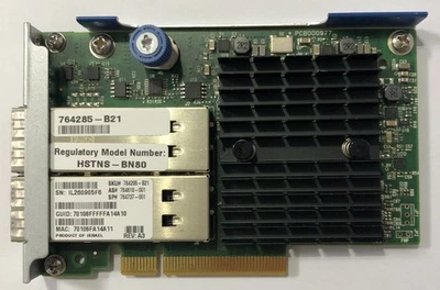 HP InfiniBand FDR 10GB/40GB 544+FLR QSFP 764285-B21 764618-001 764737-001 ETH/IB - Image 1 of 4