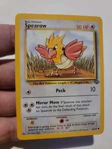 Pokemon Card SPEAROW 62/64 Basic Pokemon Jungle Common 1999 (#2) - Picture 1 of 2