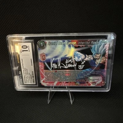 Gohan Special Beam Cannon Dragonball Card Signed By Kyle Hebert CGC 10 BT22-007 - Image 1 of 4