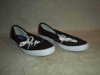 Sapato Feminino Keds Champion Lona Preta Tamanho 7M WF34100 - Imagem 1 de 4