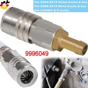 Adaptateur rapide pour tuyau de vidange de liquide de refroidissement de radiateur pour camion Volvo & Mack Alt 9996049 - Photo 1/13