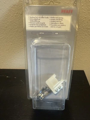OEM PFAFF Hobbylock Serger Beading Foot w/Bead Guide 4752 140 820354-096 New - Image 1 of 4